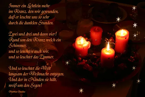 ᐅ 3e advent gedicht - 3e advent gedicht plaatjes