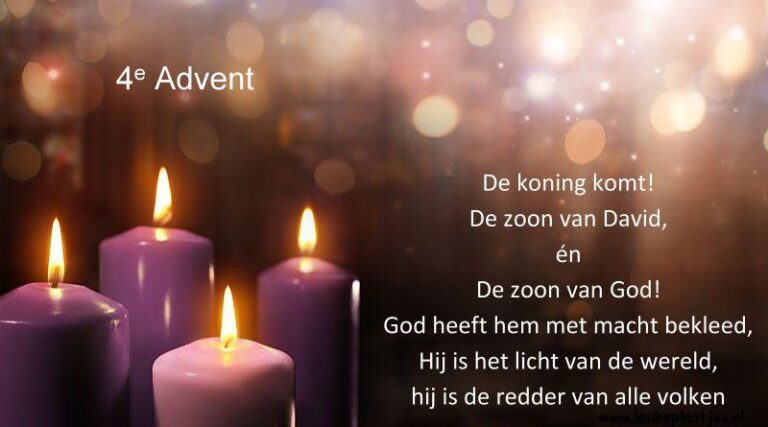 ᐅ 4e advent - 4e advent plaatjes