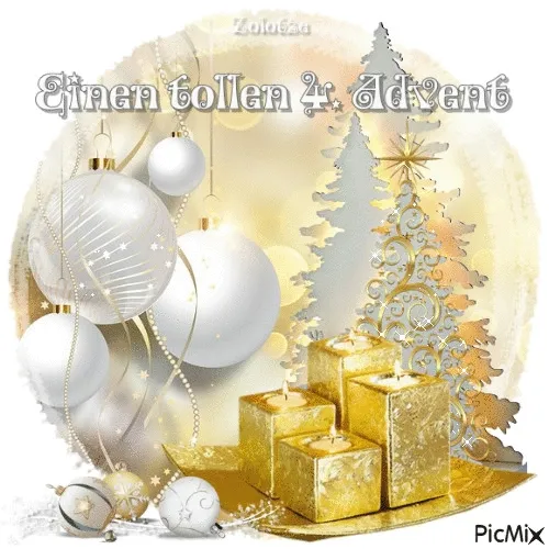 Decoratieve kerstballen, gouden cadeaus en een boom, sfeer van Advent.