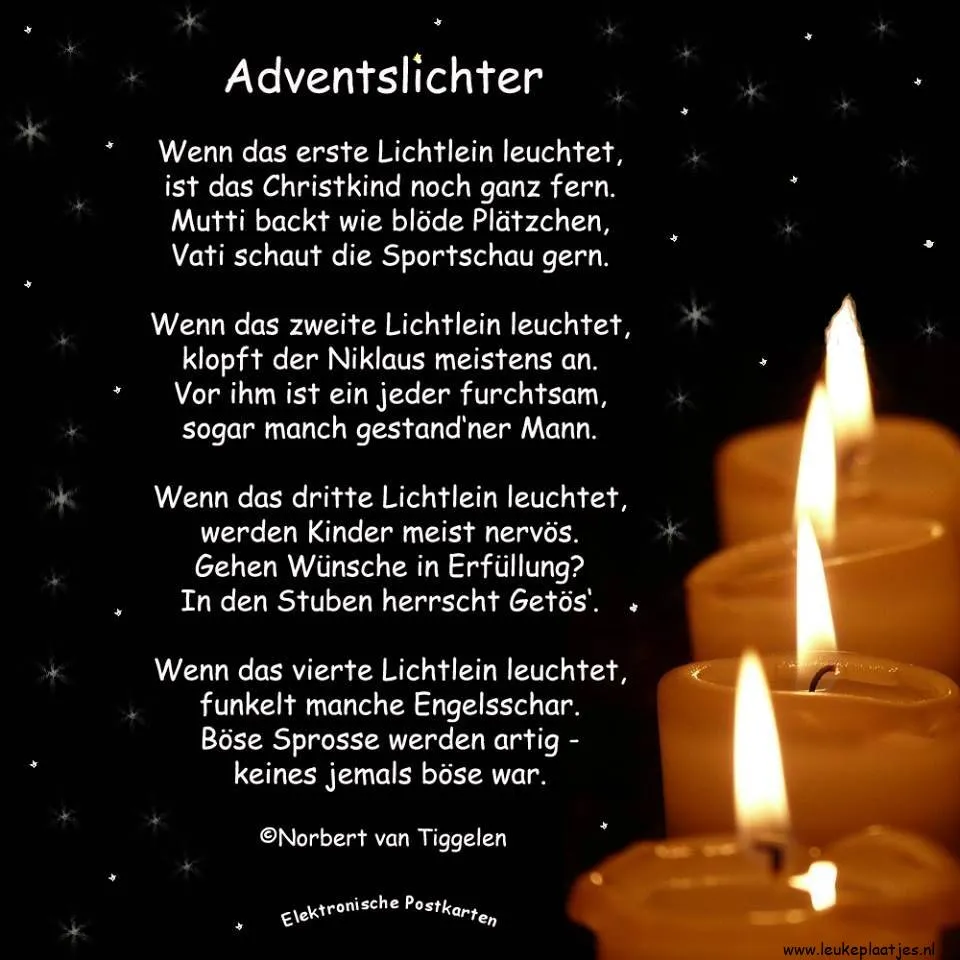 Kaarsen branden met sfeervolle tekst over de Adventstijd.