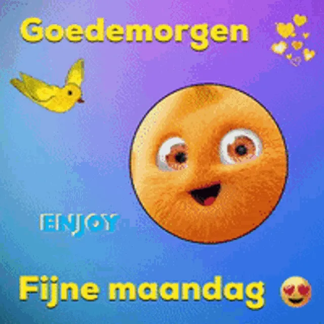 ᐅ afbeelding fijne maandag - Fijne week plaatjes Kleurige achtergrond met een glimlachend gezicht en de tekst "Goedemorgen, Fijne maandag".