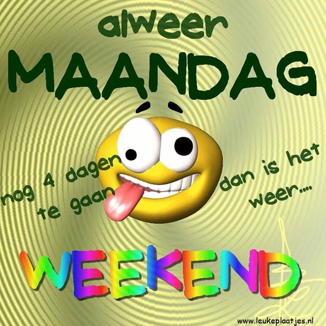 ᐅ alweer maandag - alweer maandag plaatjes