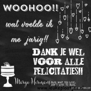 bedankt voor alle felicitaties humor