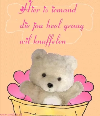 ᐅ dikke knuffel troost - Knuffels Plaatjes en Gifs plaatjes Een teddybeer steekt zijn armen uit voor een knuffel, met een roze achtergrond.