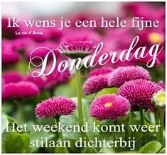 ᐅ donderdag wensen - Donderdag plaatjes