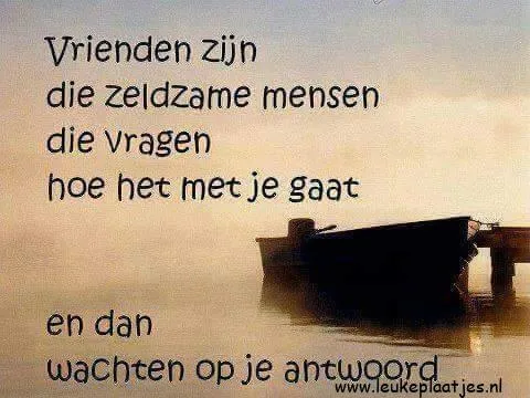 Tekst op een rustige achtergrond over vriendschap en verbinding.