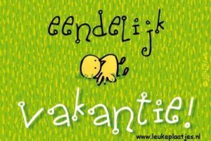 eindelijk vakantie grappig