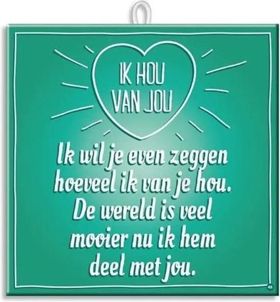 ᐅ even zeggen dat ik van je hou - Ik hou van je plaatjes Groene achtergrond met tekst over liefde en samen zijn.