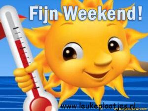 fijn weekend afbeelding