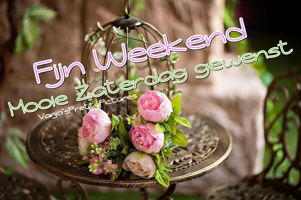 ᐅ fijn weekend bloemen - Weekend plaatjes