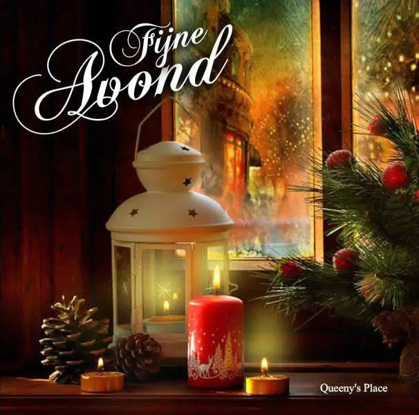 ᐅ Een fijne avond kerstsfeer delen op WhatsApp en sociale media - Feestdagen plaatjes Fijne Avond