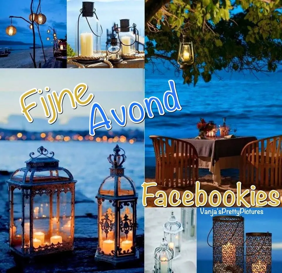 Romantische avond bij zee met sfeervolle lantaarns en een gedekte tafel.