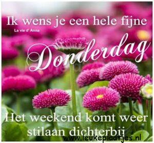 fijne donderdag