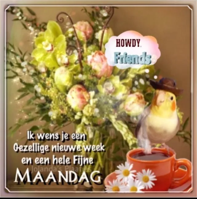 ᐅ fijne maandag tekst - Maandag plaatjes