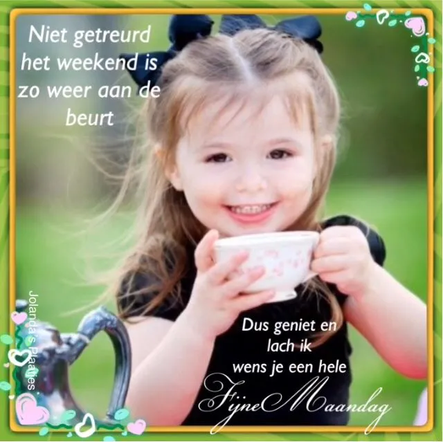 ᐅ fijne maandag wensen - Maandag plaatjes
