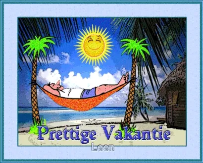 Een man ligt ontspannen in een hangmat onder de zon op een tropisch strand.