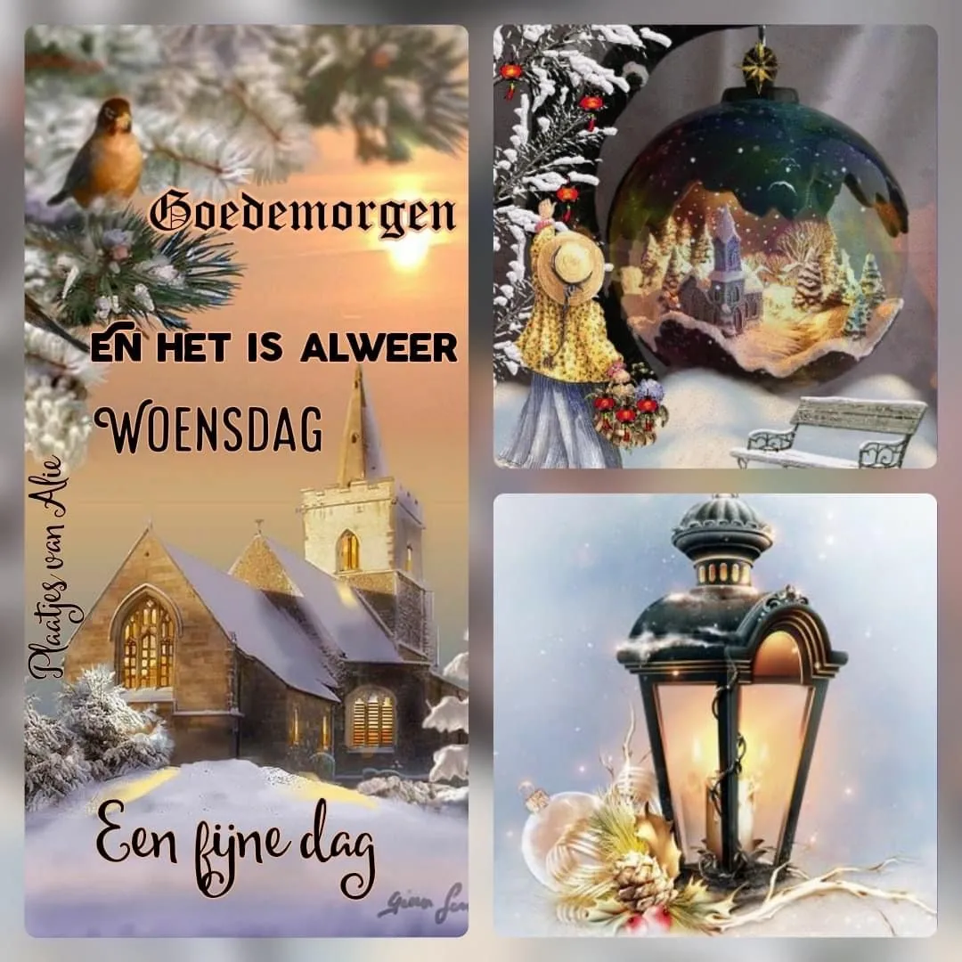 ᐅ fijne woensdag winter - Woensdag plaatjes