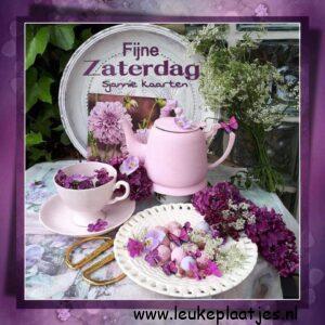 fijne zaterdag bloemen