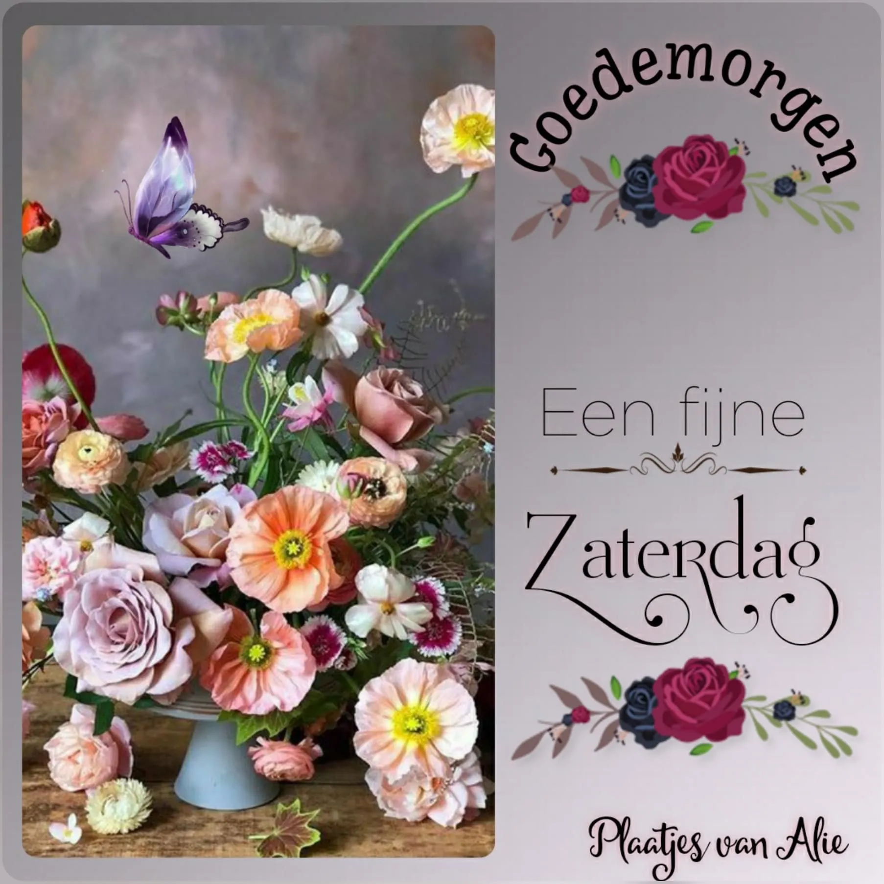ᐅ fijne zaterdag bloemen - Zaterdag plaatjes