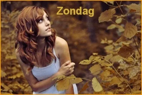 Jonge vrouw met krullend haar in een bosrijke omgeving, omringd door bladeren.