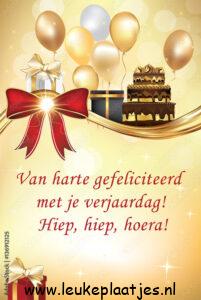 gefeliciteerd met je verjaardag