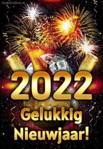 gelukkig nieuwjaar 2022