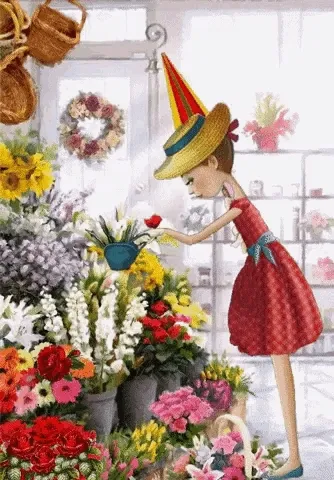 ᐅ gif verjaardag vrouw - Verjaardag plaatjes