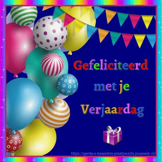 ᐅ gif verjaardag vrouw - Verjaardag plaatjes