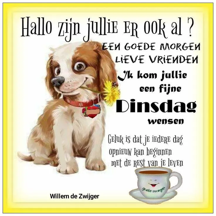 ᐅ goedemorgen dinsdag grappig - Dinsdag plaatjes