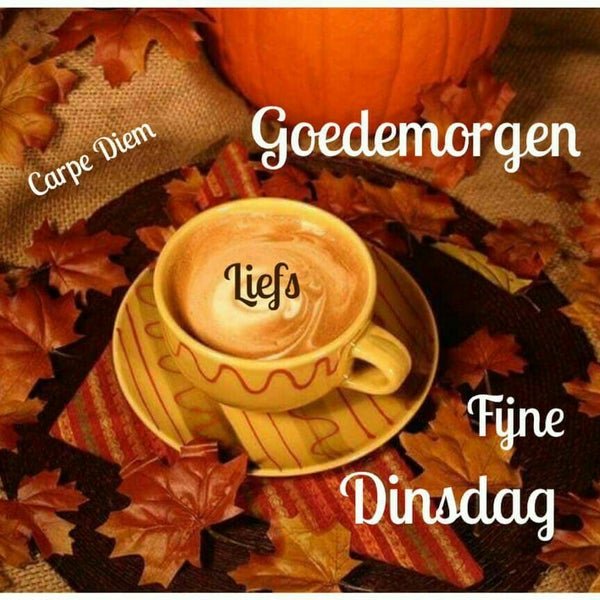 ᐅ goedemorgen dinsdag herfst - Dinsdag plaatjes