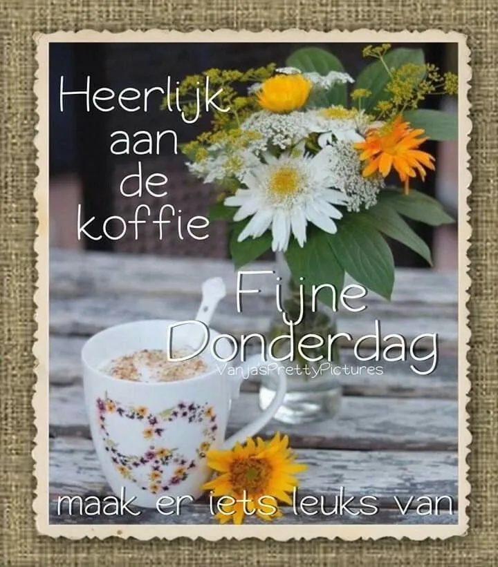 ᐅ goedemorgen donderdag - Donderdag plaatjes