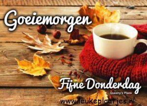 goedemorgen donderdag herfst