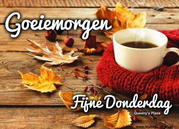 ᐅ goedemorgen donderdag herfst - Donderdag plaatjes