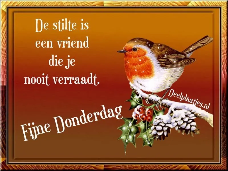 ᐅ goedemorgen donderdag kerst - Donderdag plaatjes