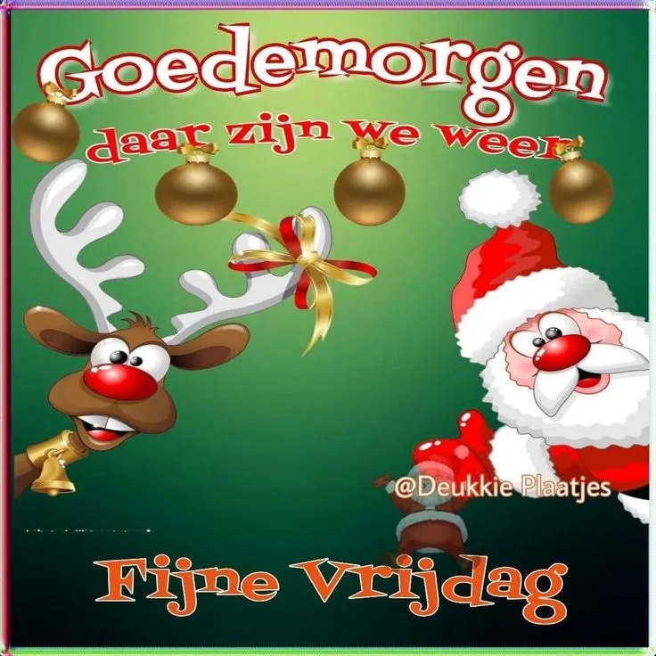 ᐅ goedemorgen donderdag kerst - Donderdag plaatjes