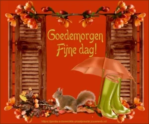 goedemorgen herfst