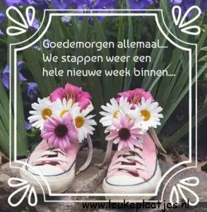 goedemorgen maandag nieuwe week