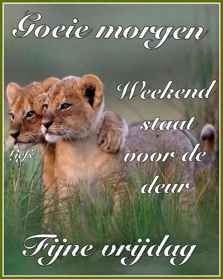 ᐅ goedemorgen vrijdag - Vrijdag plaatjes