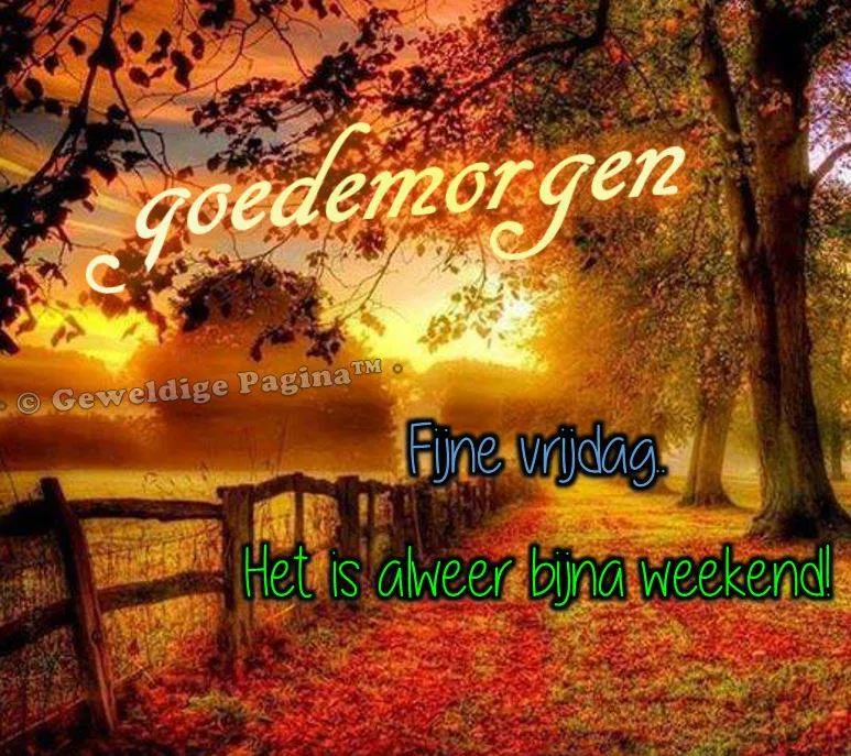 ᐅ goedemorgen vrijdag - Vrijdag plaatjes