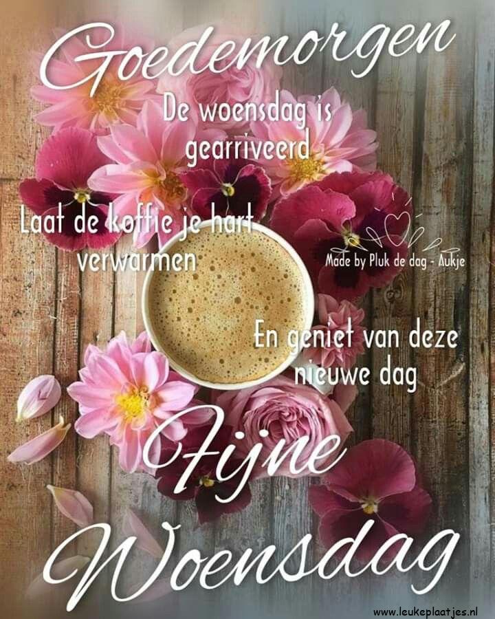 ᐅ goedemorgen woensdag - Woensdag plaatjes