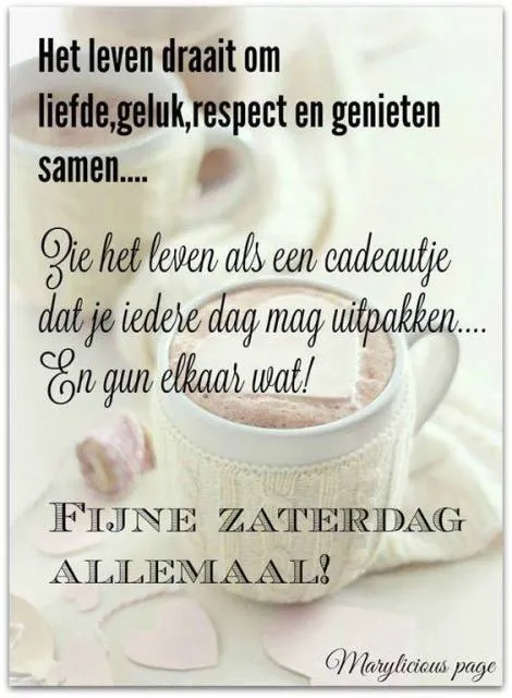 ᐅ goedemorgen zaterdag - Zaterdag plaatjes