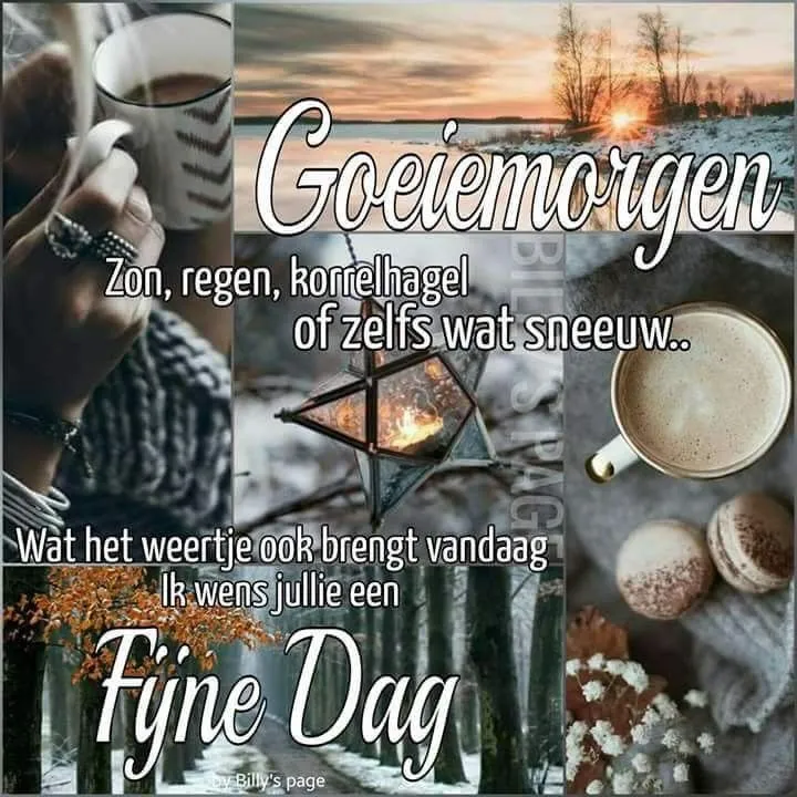 ᐅ goedemorgen zondag sneeuw - Maandag plaatjes