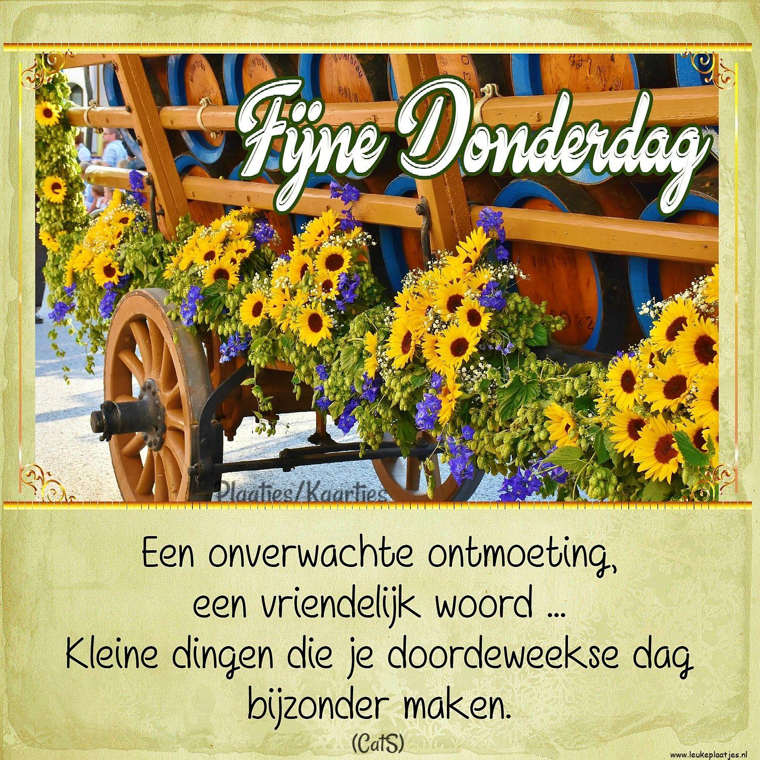 goeiemorgen fijne fijne donderdag