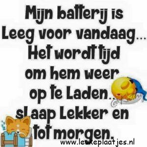 grappige welterusten teksten