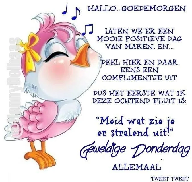 ᐅ hallo donderdag - Donderdag plaatjes