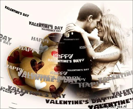 ᐅ happy valentijn - Valentijnsdag plaatjes Koppel omhelst elkaar met een hartvormige achtergrond voor Valentijnsdag.