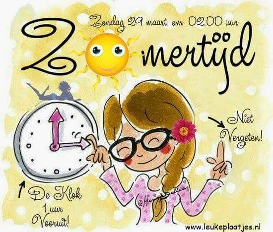 ᐅ klok terug grappig - Wintertijd plaatjes Aankondiging van de zomertijd op 29 maart om 2 uur, klok een uur vooruit zetten.
