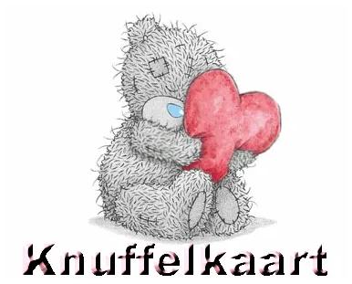 ᐅ knuffel gif whatsapp - Knuffels Plaatjes en Gifs plaatjes Een teddybeer met een hart, met de tekst "Knuffelkaart".