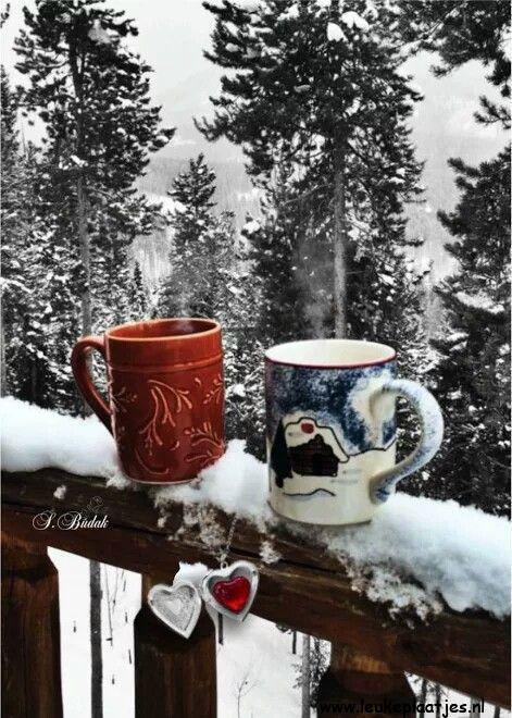 ᐅ koffie plaatje winter - Winter plaatjes