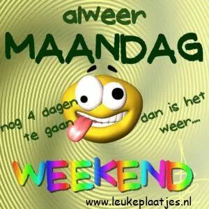 maandag plaatjes